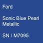 Preview: Ford, Sonic Blue Pearl Metallic, SN / M7095.